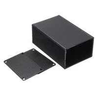 1006643mm black aluminum electronic box instrument meter enclosure case