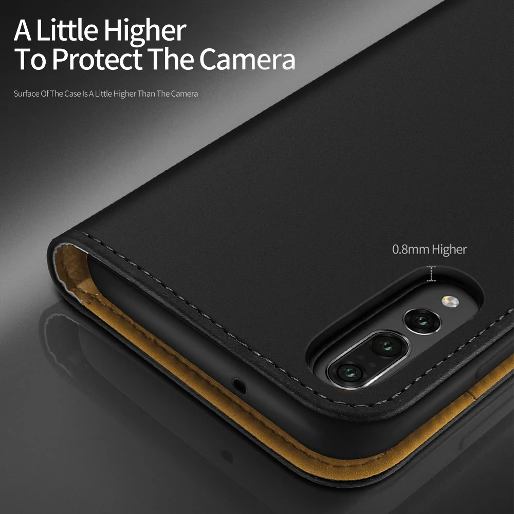 L-FADNUT Роскошный чехол из натуральной кожи для Huawei P30 Pro P20 Mate 20 кошелек с откидной