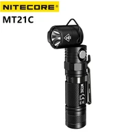 nitecore mt21c flashlight 1000lumens usb rechargeable multifunctional 90%c2%b0 adjustable cree xp l hdv6 led troch led light