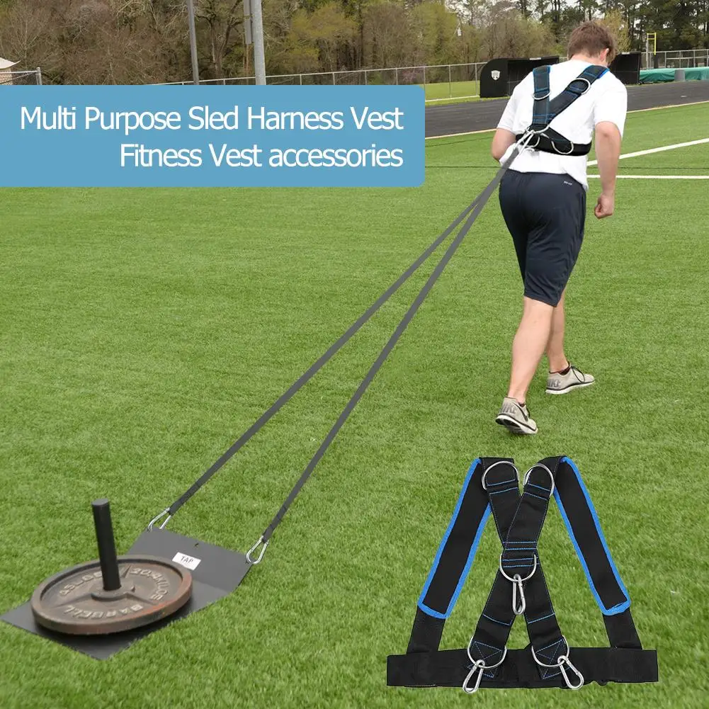 

Running Training Straps Sled Shoulder Weight Strength Harness Trainer