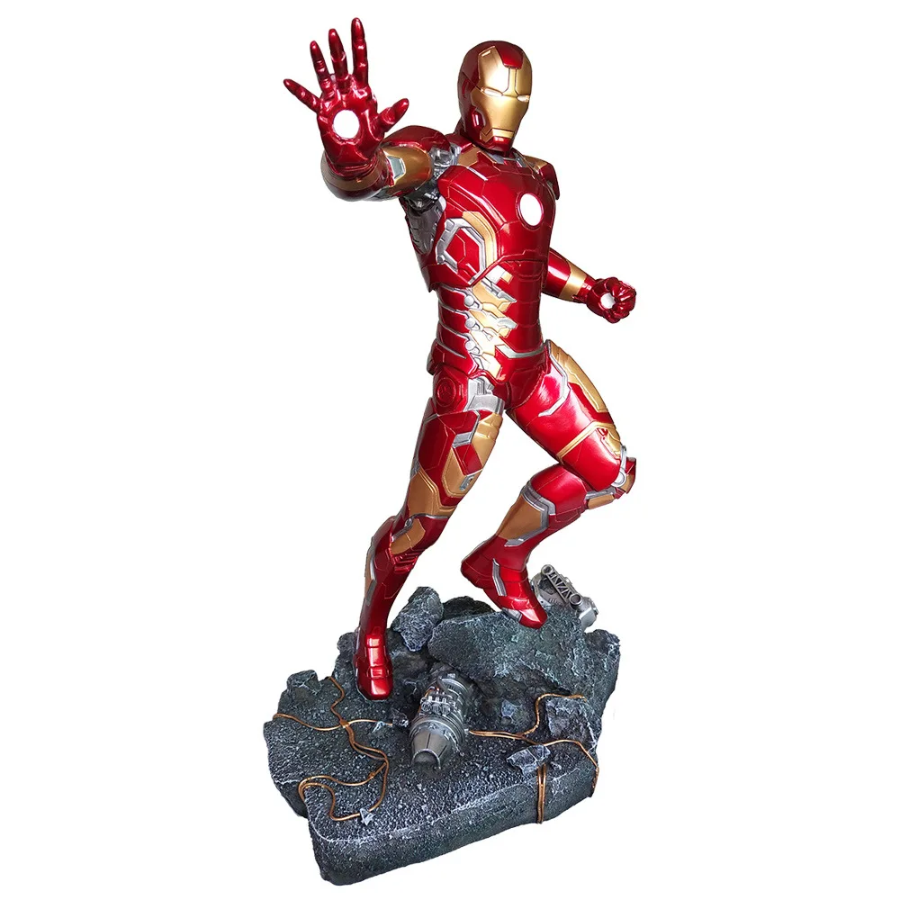 

Модель из высококачественной смолы «Железный человек», украшение для персонажей фильма, 3,6 кг, 50 см x 22 см x 32 см