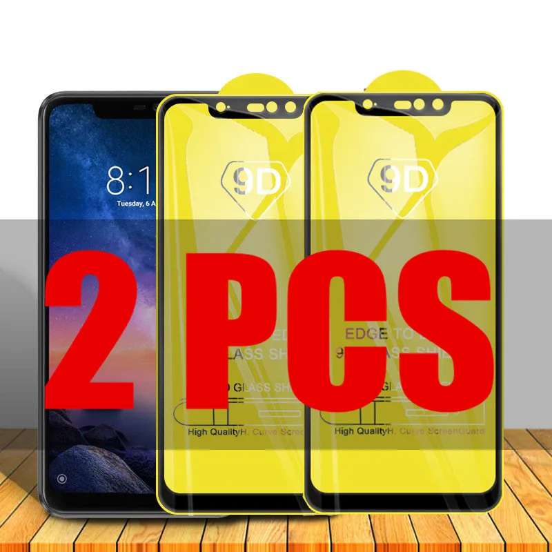 Стекло 9D для Xiaomi Redmi Note 6 2 шт. защитное стекло на Xiomi PRO Note6 26 дюйма Защитная пленка