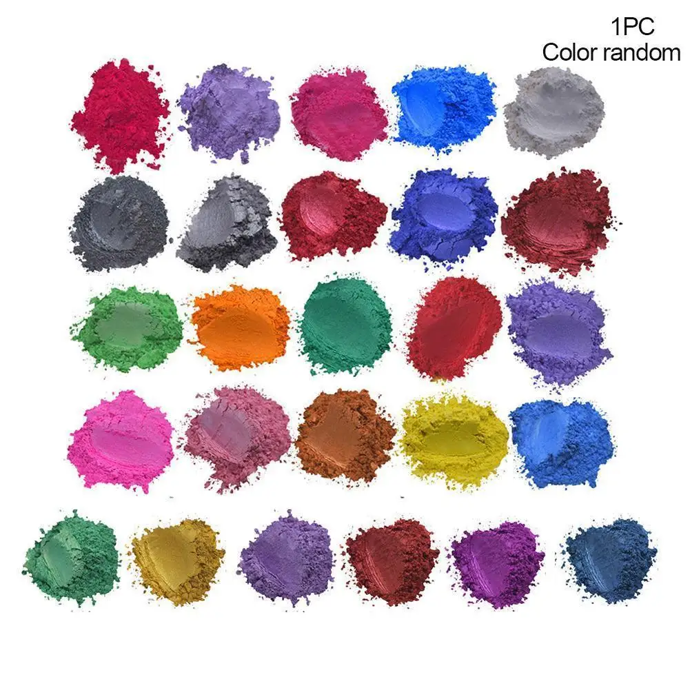 

1pcs Pearlescent Pigment Powder For DIY Slime Dye Additives Color Powder Pigment Pigment Filler Slime For DIY Random Access V9V3
