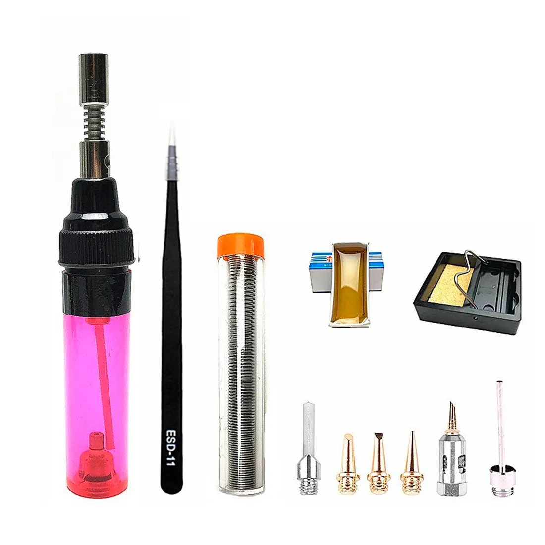 

1300 Celsius Butane Gas Soldering Electric Iron Pen Soldering Iron Outdoor Soldering Blow Torch Torch Welding Tool Portable Weld