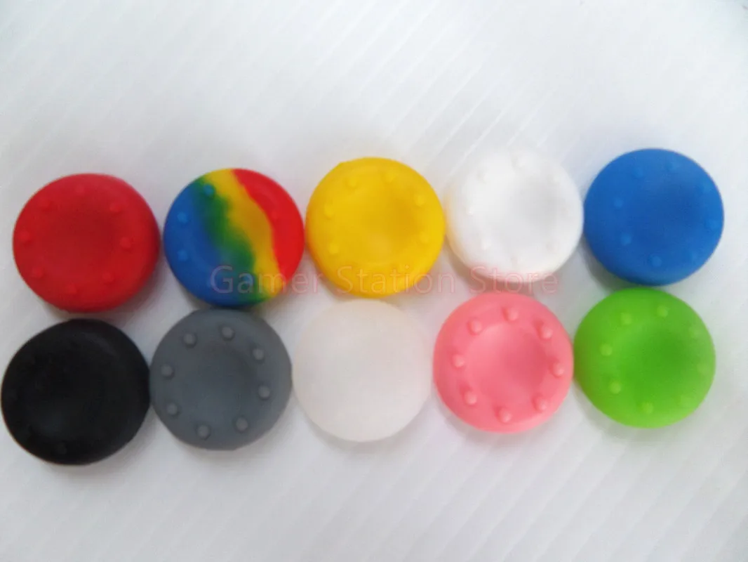 Резиновый колпачок для джойстика 50 шт. PS4 PS3 PS2 Силиконовый аналоговый 3D джойстик