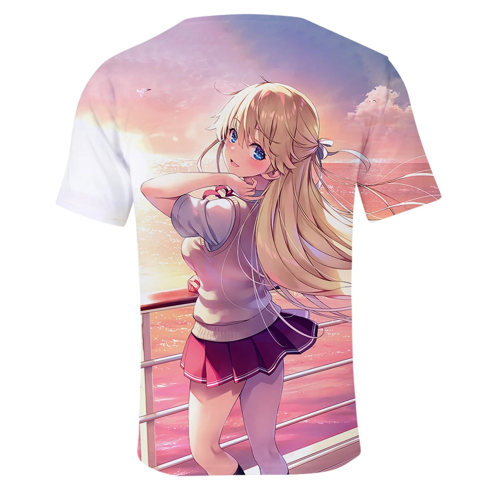 

2021 anime Classroom of the Elite 3D Print Children T-shirt Boy Girl Kids Short Sleeve
