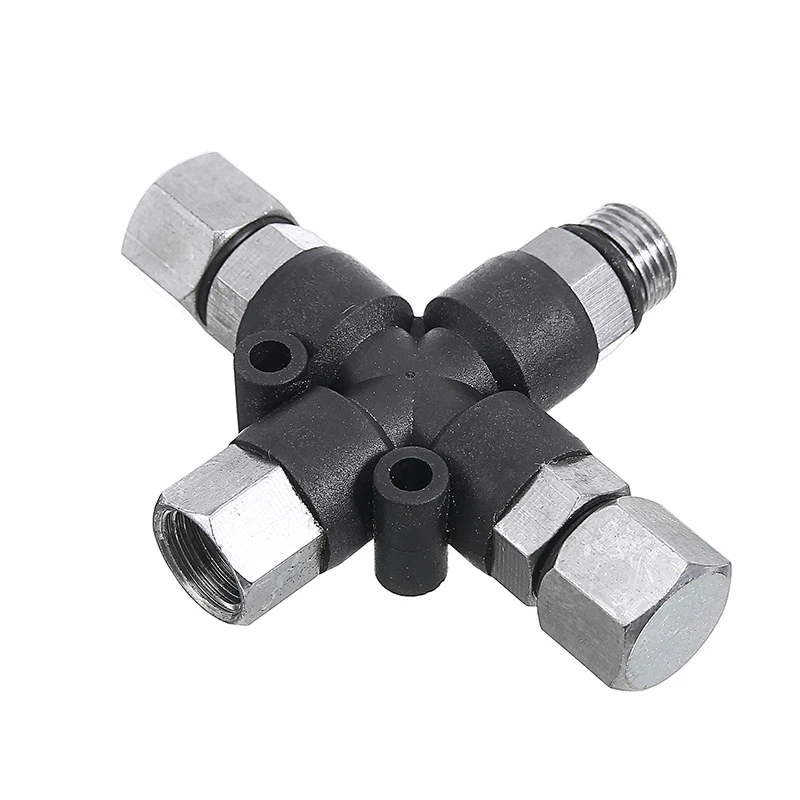 Mayitr 3-сторонний воздушный разветвитель фитинг соединитель 1/8 дюйма BSP 50 МПа
