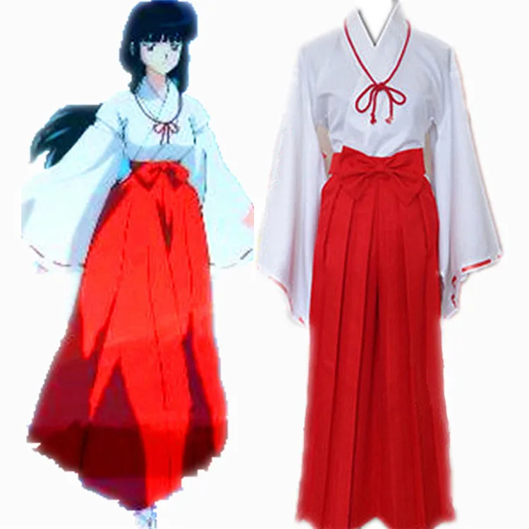 Новинка 2020 косплей костюм для взрослых Inuyasha Kikyou набор хэллоуивечерние ринки сексуальные костюмы аниме