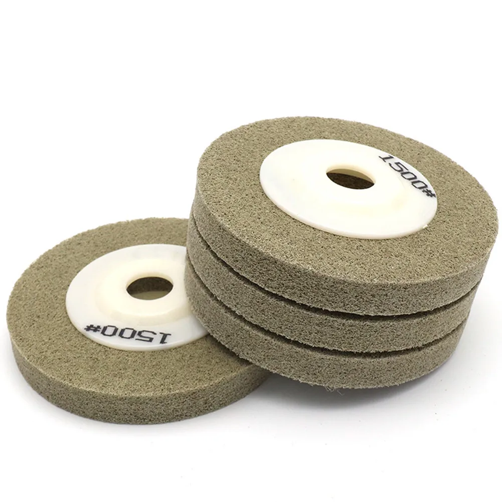 

2pcs 4inch 14mm Polishing Wheel Buffing Polishing Disc For Rotary Tool 60#-1500# For Polishing Glass, Ceramic Stone Metal Tool