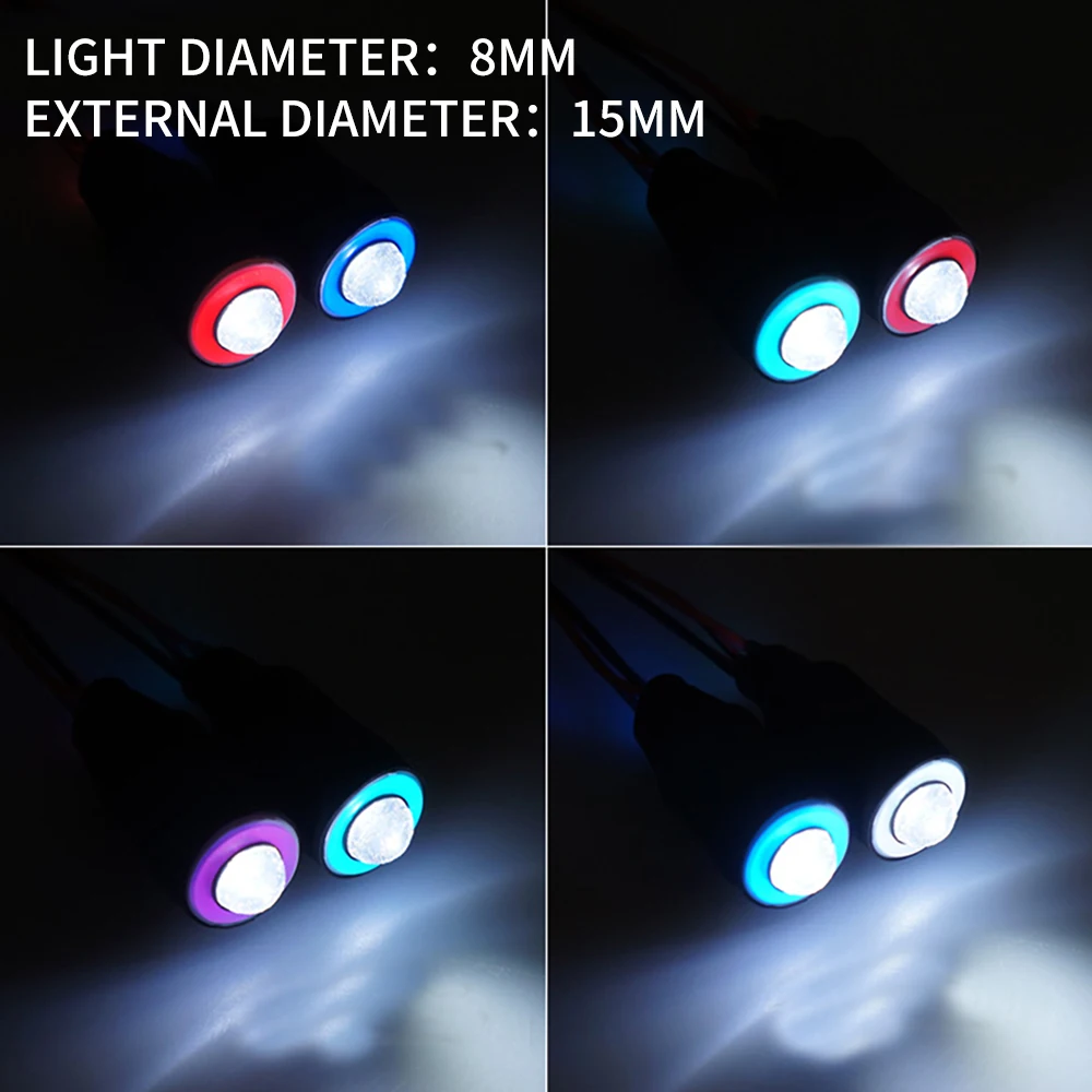 Детали для радиоуправляемых автомобилей 13 мм/17 мм 2 светодиодный ангельские