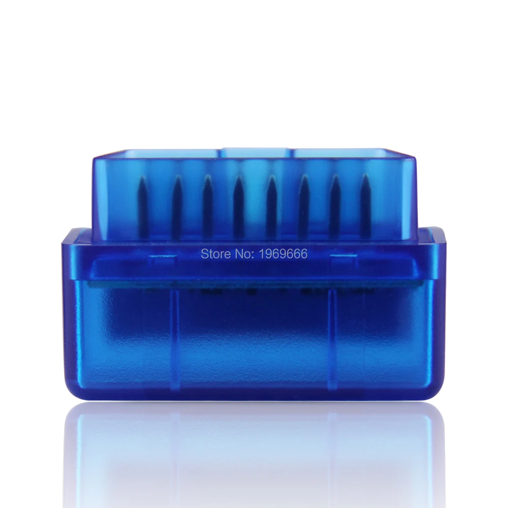 ELM327 Bluetooth V1.5 OBD2 считыватель кодов синий цвет сканирующий инструмент супер ELM 327 кодерейдер двигателя OBD-II OBDAuto диагностический сканер