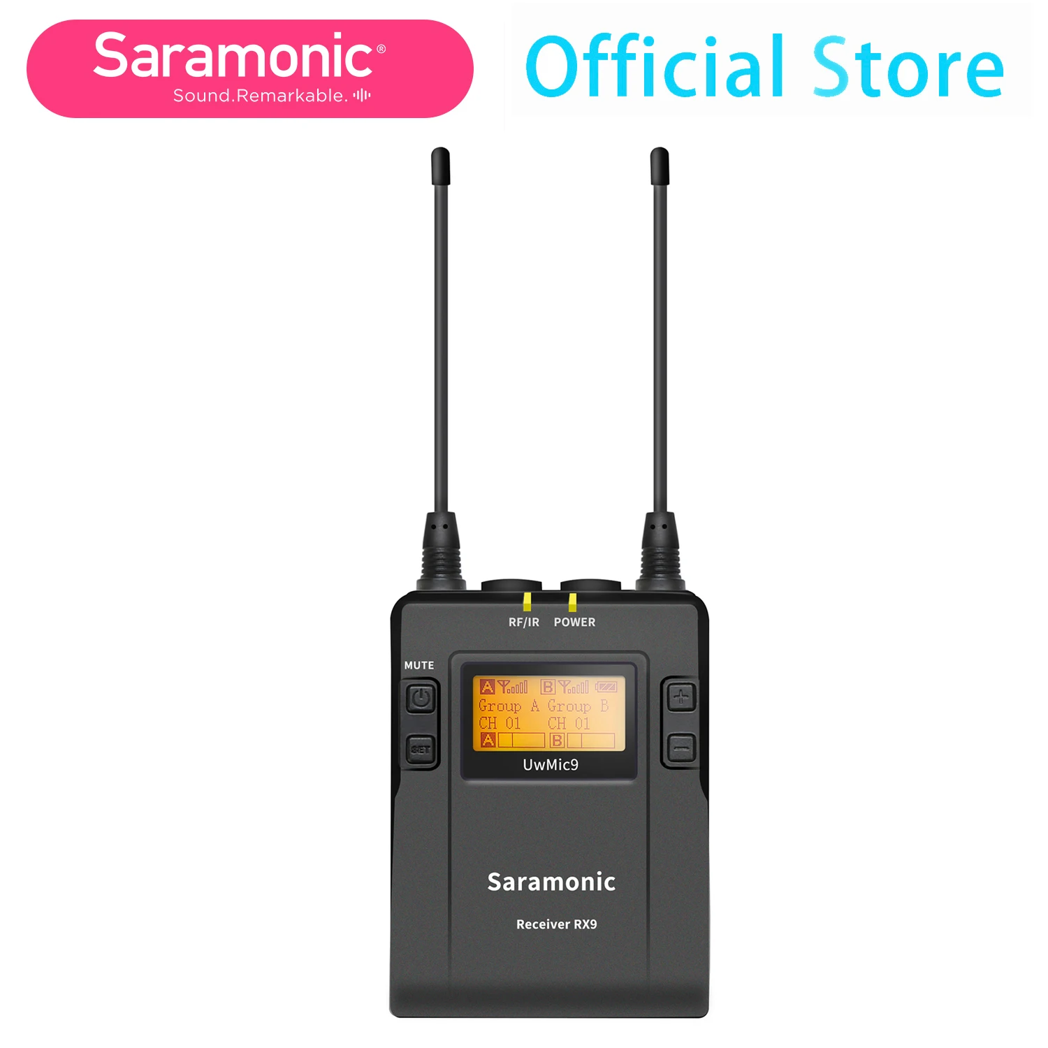 Saramonic UWMIC9 RX9 приемное устройство с 3 5 мм Выход кабель & Камера Монтажная колодка|for
