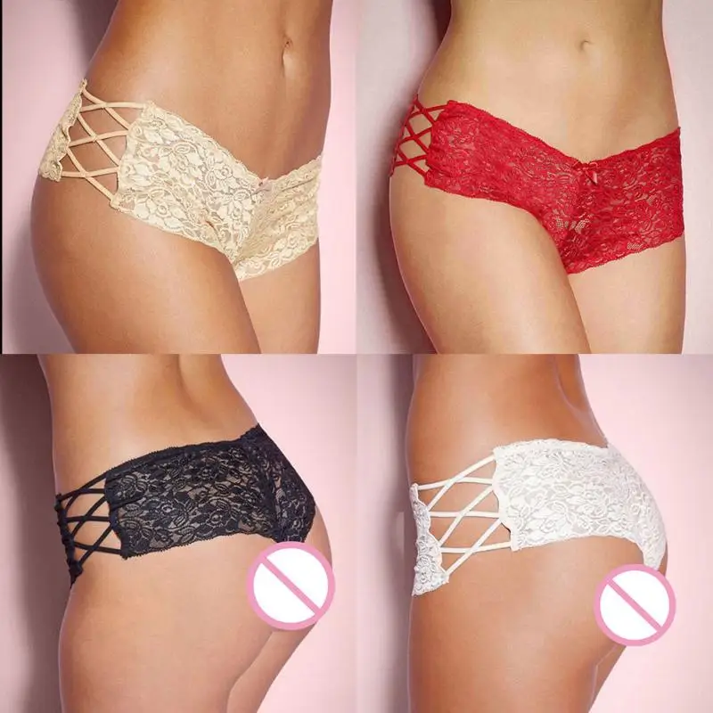 Женские сексуальные кружевные стринги имитация женских мягких ремешков женские