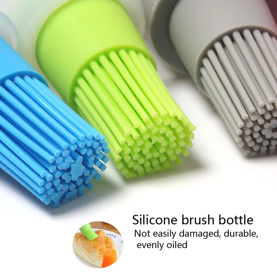 3 вида цветов пищевая высокая температура легко чистить 75 мл силиконовая щетка