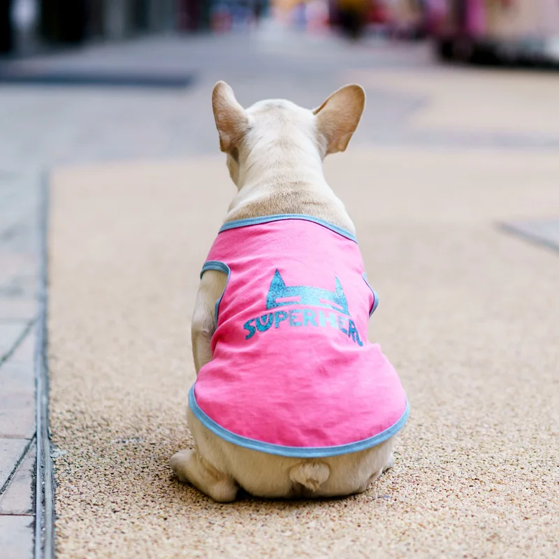 Одежда для маленьких собак и щенков летняя хлопковая жилетка костюм кошек одежда