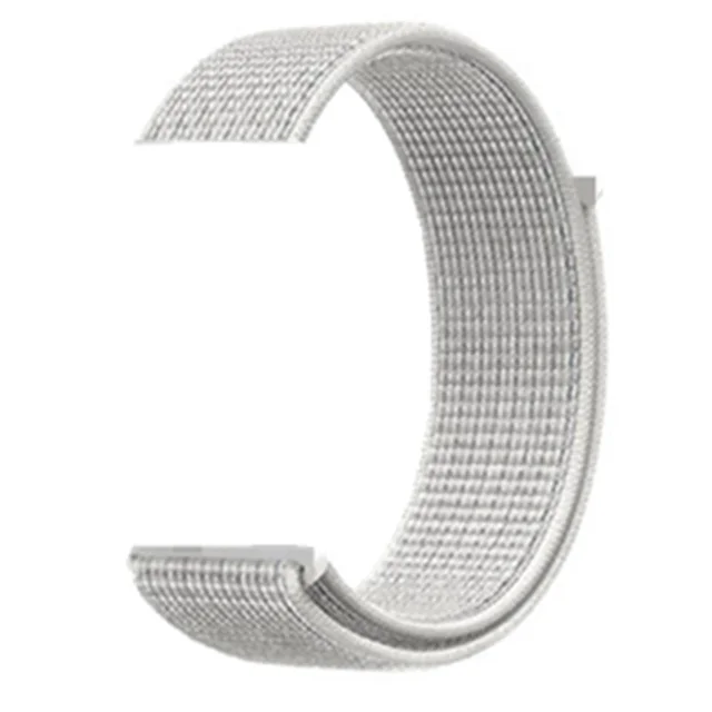 Nylon silver Прямая поставка 42 мм браслет кремнеземный Ремешок Красочные умные часы аксессуары сменный ремешок для F10 IWO 8 10 11 12 Pro - Цвет: Nylon silver