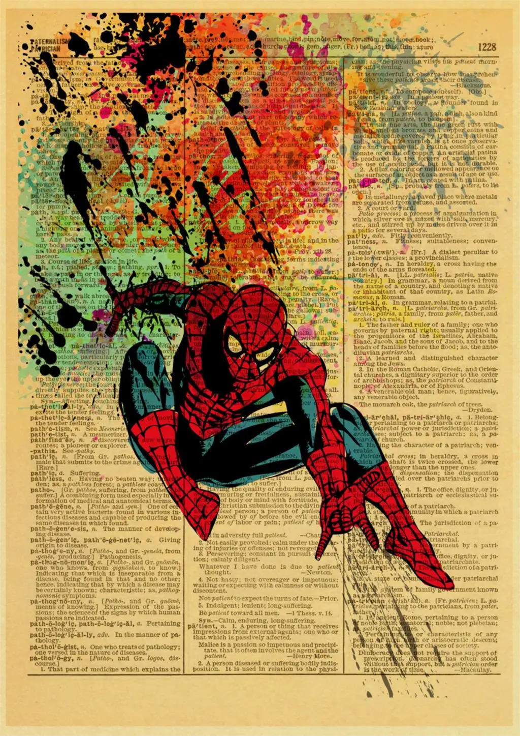 E145 Винтажный постер Фильм Marvel супергерой Супермен Бэтмен плакаты крафт-бумага настенное искусство постер в стиле ретро домашний декор - Цвет: E145