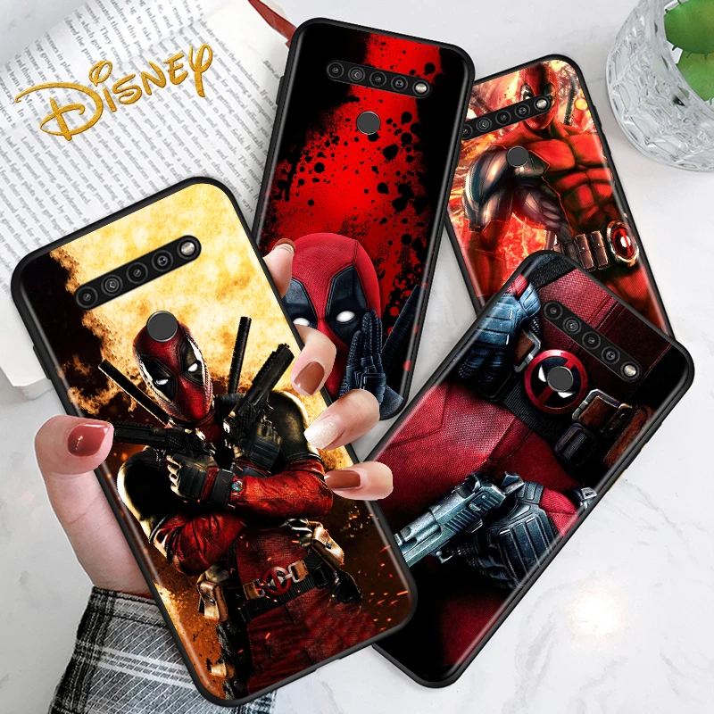 

Deadpool Marvel for LG G8 G8S G8X V30 V35 V40 V50 V60 ThinQ Q60 K40 K50 K30 K41 K51 K61 K71 K22 Black Phone Case