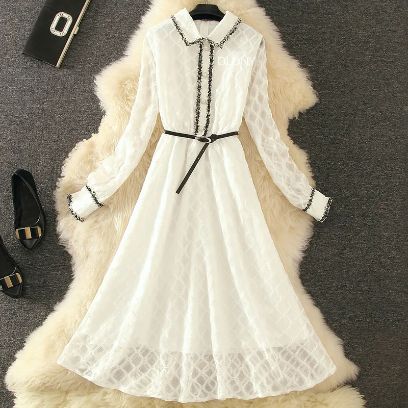 2019 осенняя одежда костюм-платье французская горная основа превосходное