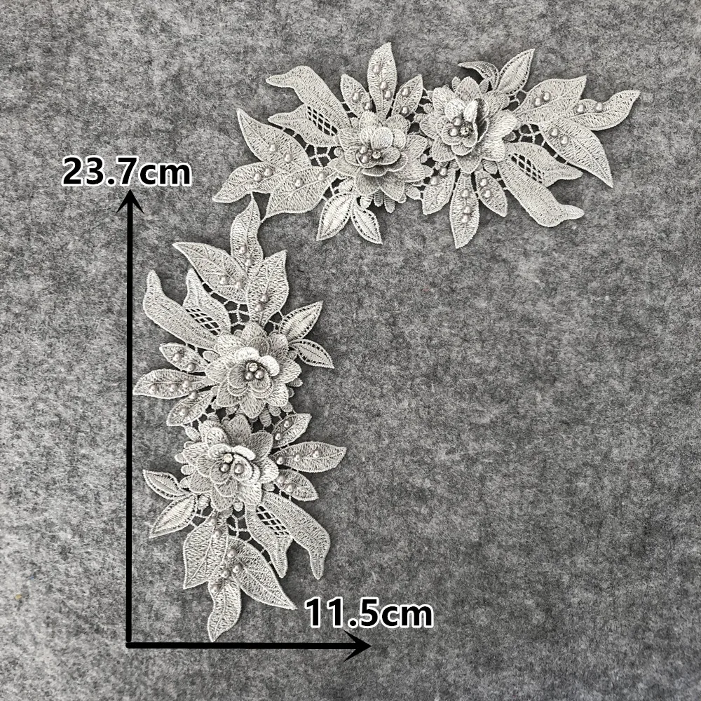 Ажурное кружево 3D Стразы искусственные жемчужины из АБС-пластика аксессуары для