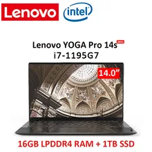 Lenovo YOGA Pro 14s laptop 2021 New Intel i7-1195G7 Windows11 notebook 16 RAM 1TB SSD 14inch IPS 4K Ultraslim HD screen computer