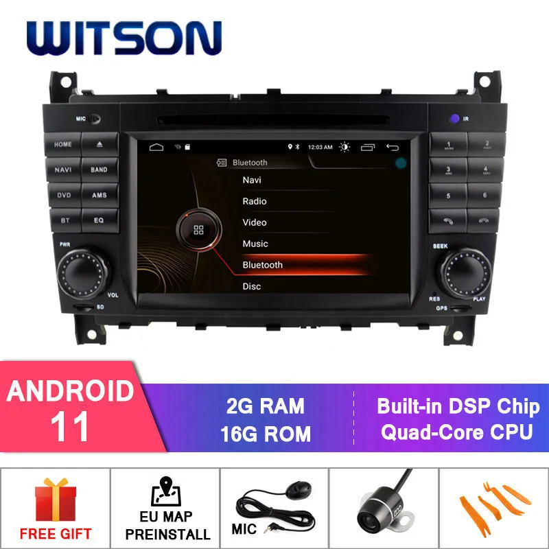 Автомобильная аудиосистема WITSON dvd проигрыватель с gps под управлением Android 11 для BENZ