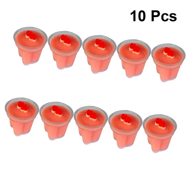 10 шт одноразовые чашки для йогурта ясный мусс чашка десерт контейнеры мороженое