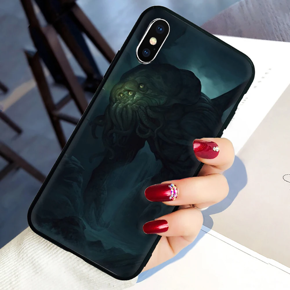 Мягкий силиконовый чехол Cthulhu Mythos для телефона iphone 5 5S SE 2020 6 6S 7 8 plus X XR XS 11 12 Pro Max Mini |