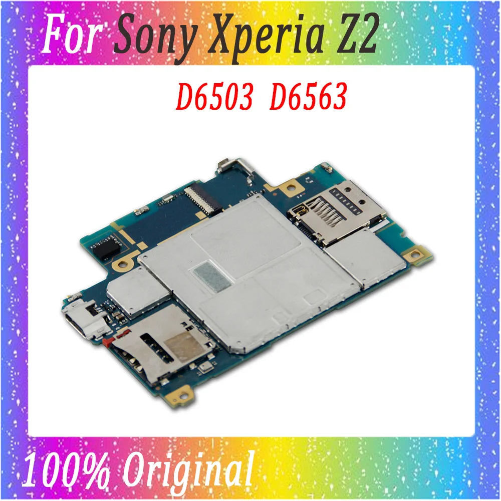 Оригинальная материнская плата для Sony Xperia Z2 D6503 D6563 MB Полная Функция разблокирована основная плата логическая системная плата, монтажная плата