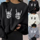 2021 новые толстовки, топы для Хэллоуина, модные женские повседневные толстовки с длинным рукавом, топы, гслив Женский, топы для женщин