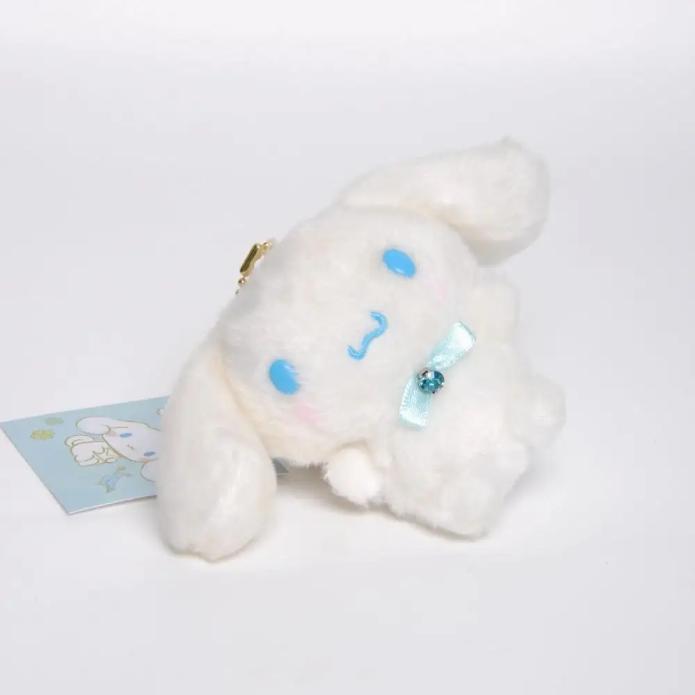 10 см кавайная Sanrioed аниме Cinnamoroll плюшевая игрушка маленькая белая собака подвеска