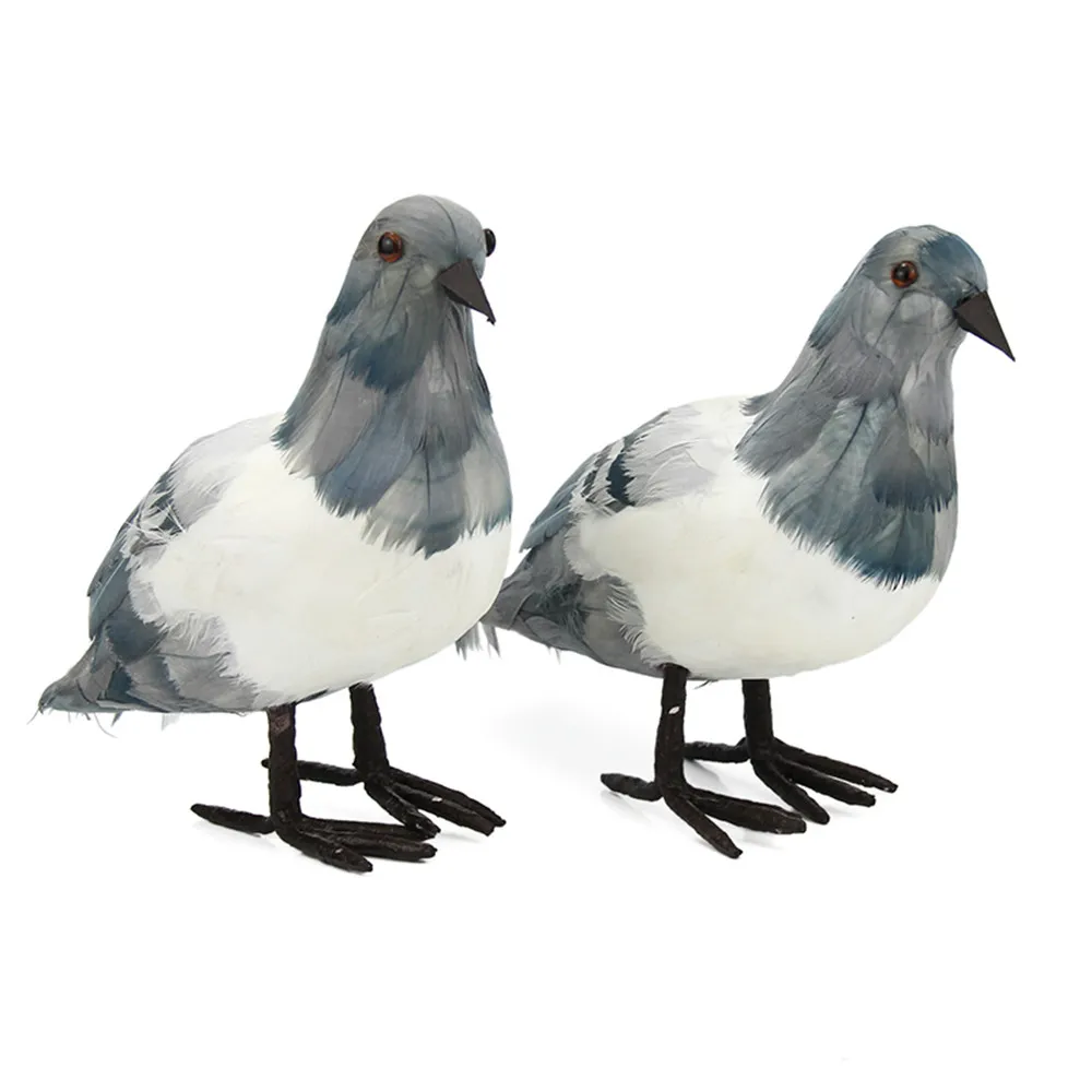 Домашний сад имитация модели голубей искусственная птица фигурка
