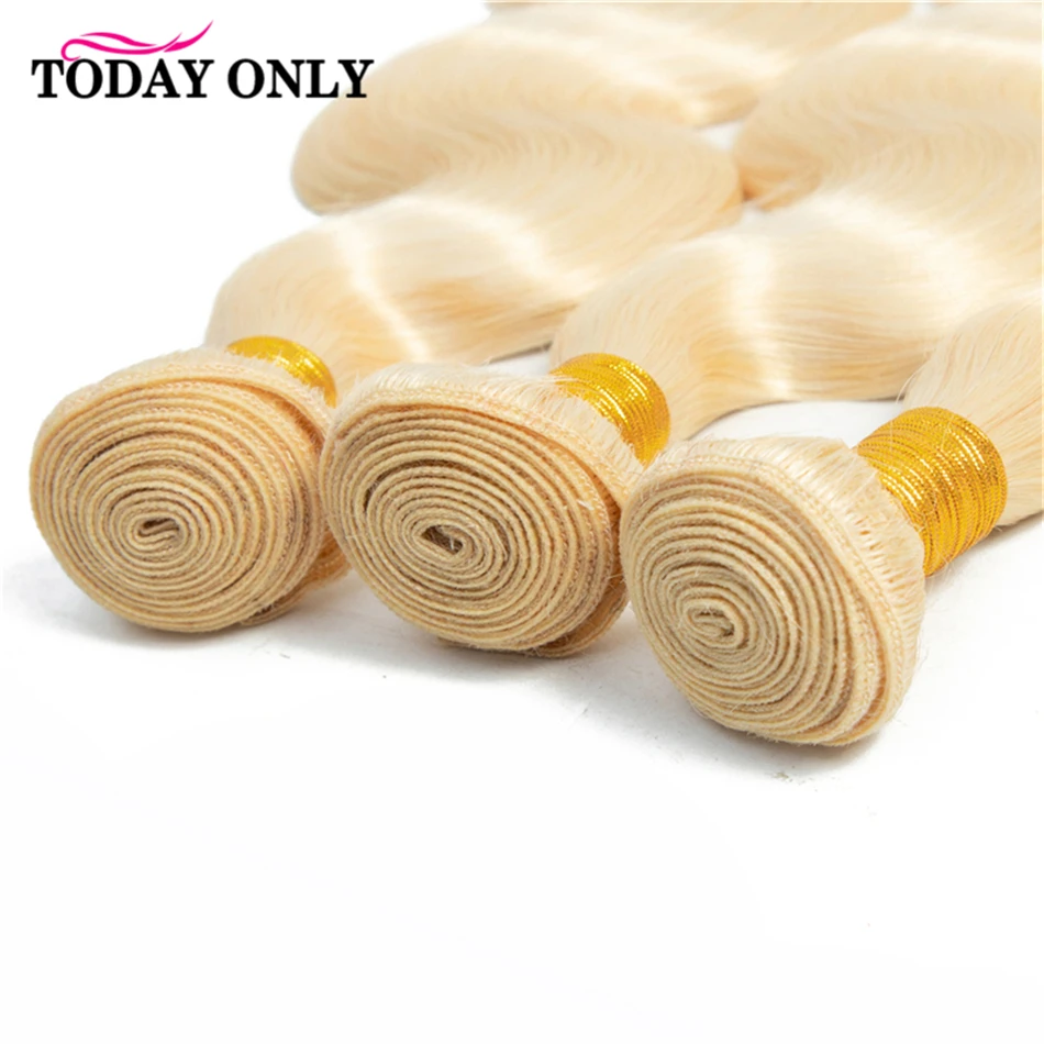 613 пряди перуанских волос волнистые человеческие волосы блонд 1/3/4 шт. для