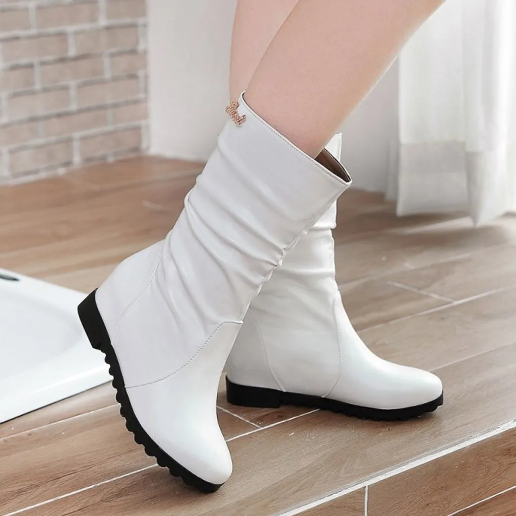 Женские однотонные ботинки Perimedes белые студенческие со стразами и перфорацией