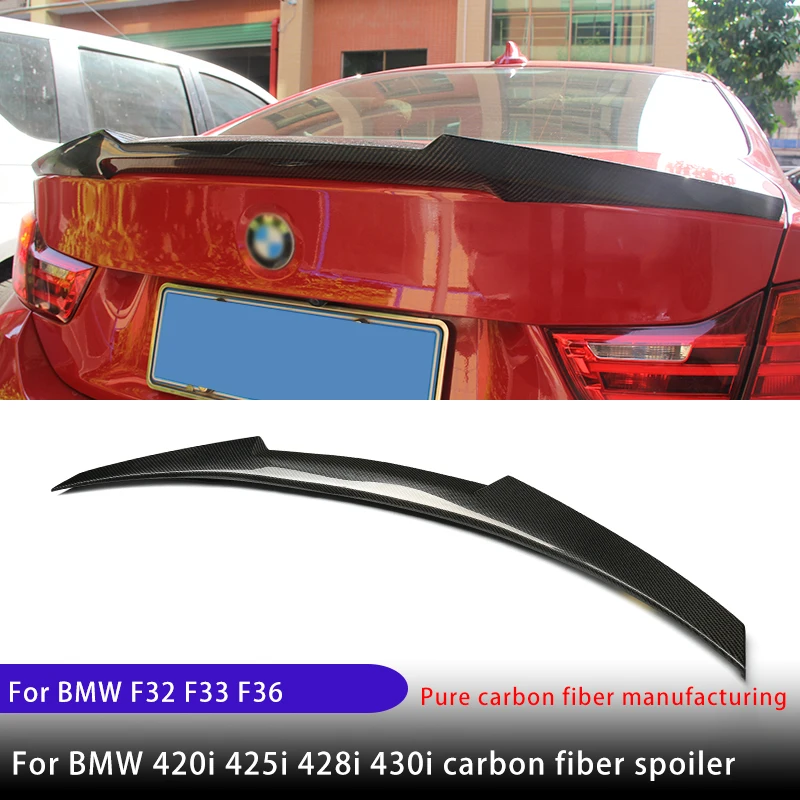 Подходит для BMW 4 серии F32 F33 F36 спойлер из углеродного волокна 420i425i428i430i