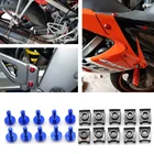 XB12 R Scg Ss аксессуары для мотоциклов 10 шт. 6 мм CNC алюминиевые Обтекатели корпус рабочие Болты Винты гайка для BUELL XB12R XB12Scg XB12Ss