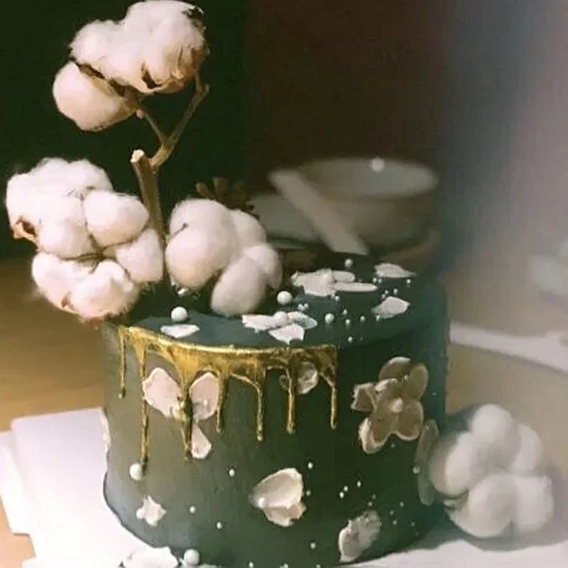 10 шт. украшения для торта хлопковый цветочный штекер конус сосны выпечки