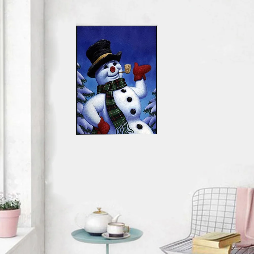 

Christmas Eve Santa DIY Diamond Painting Cross Stitch Diamond Full Mosaic Diamond Embroidery Full Round Drill Handmade