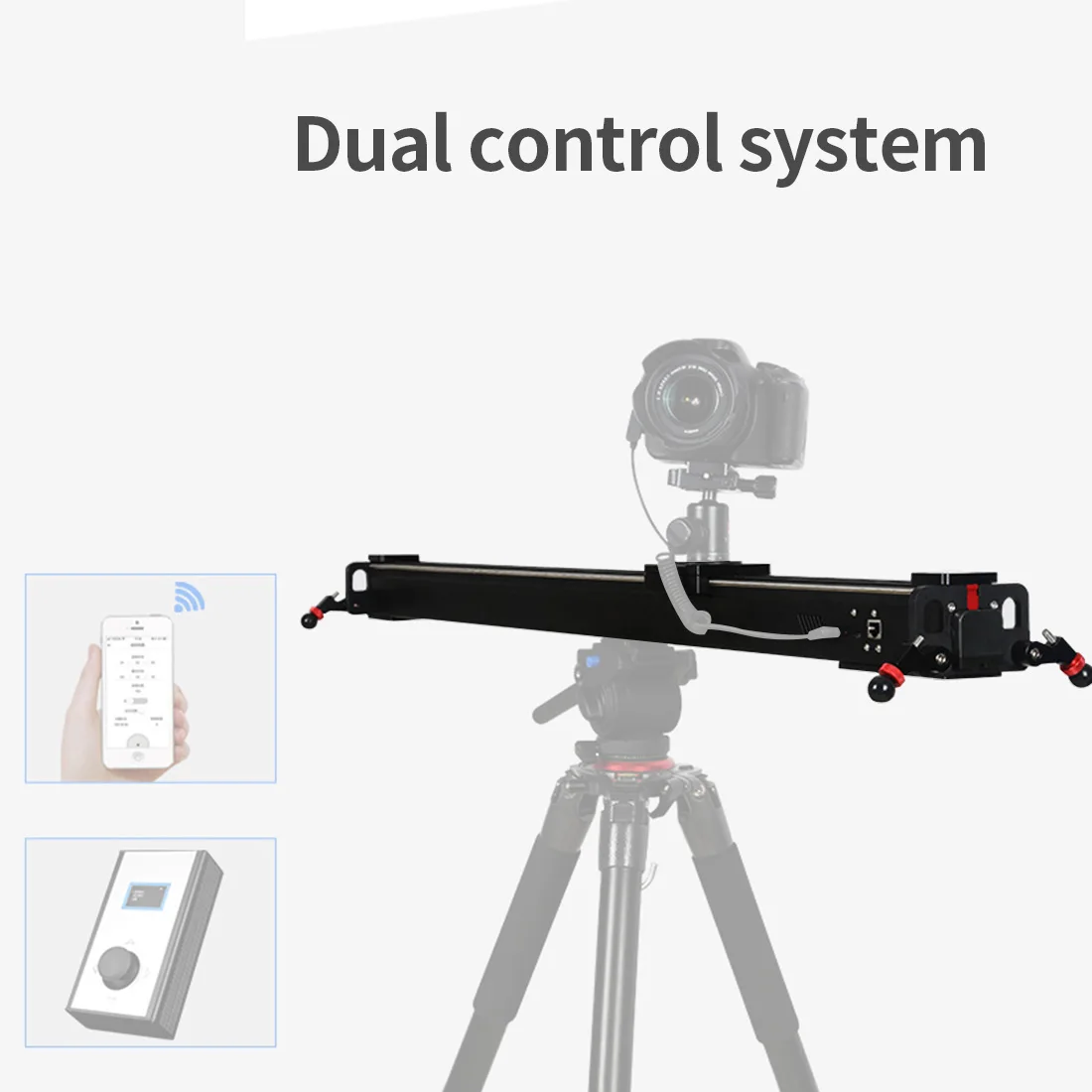 

Follow Focus Support Stand Track Rail Slider Electric Control Stabilizer Rail for DSLR Camera Photography Track Slider