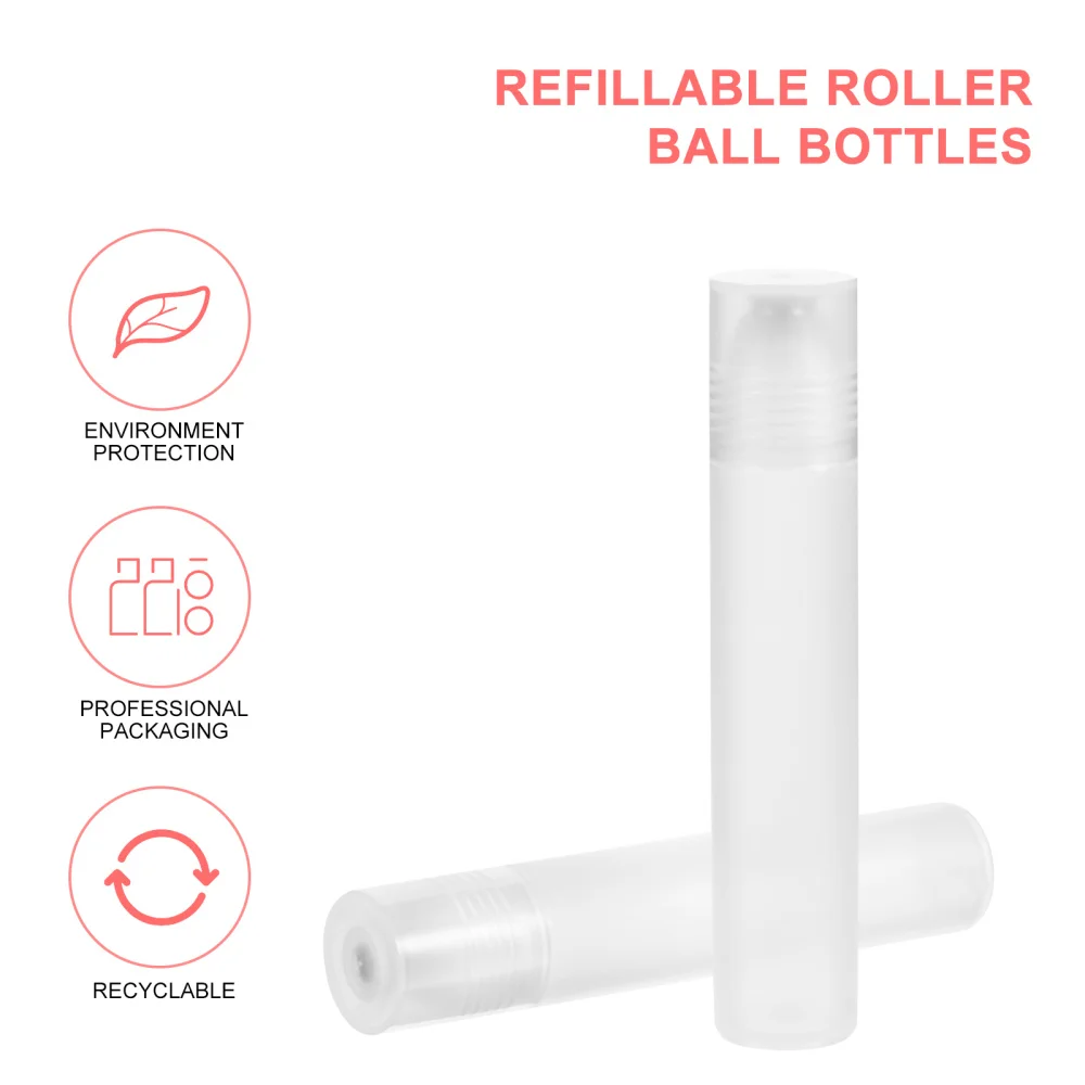 

10pcs 20ml Roll-on Bottles Cosmetic Sub-packing bottle Roller Container