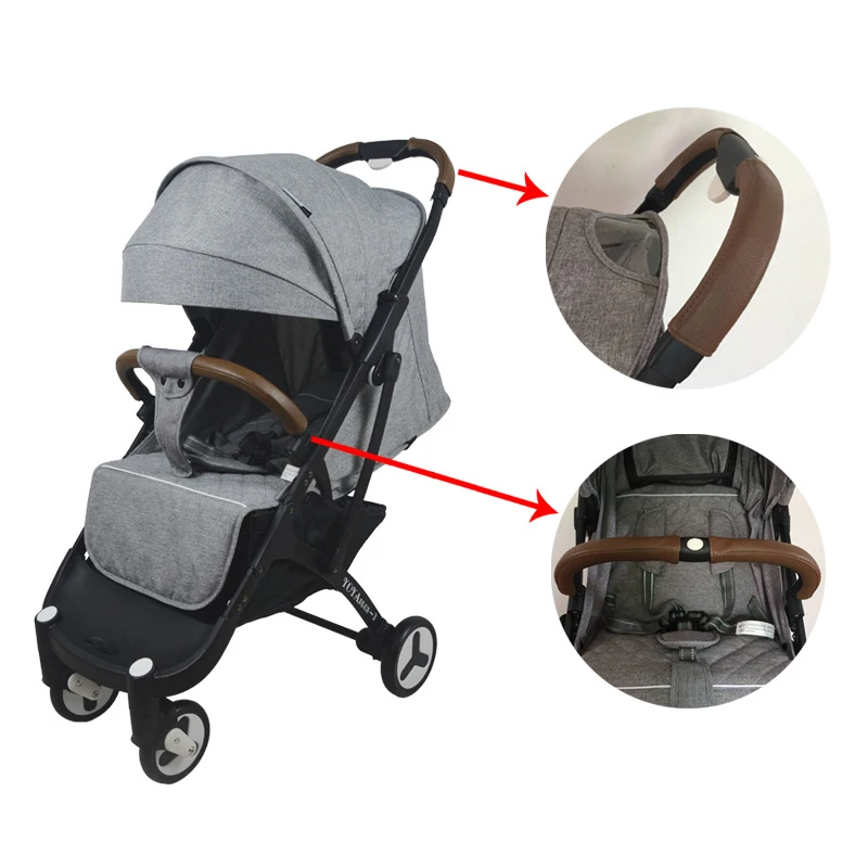 Аксессуары для детской коляски кожаный защитный чехол подлокотника бампера