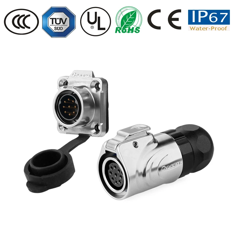 Многофункциональный сигнальный источник питания M16 водонепроницаемый разъем