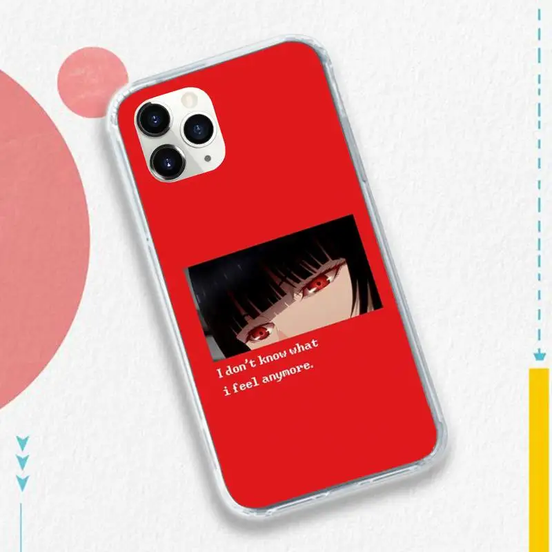 

Sad Japanese Anime Aesthetic Phone Case for iPhone 11 12 pro XS MAX 8 7 6 6S Plus X 5S SE 2020 XR