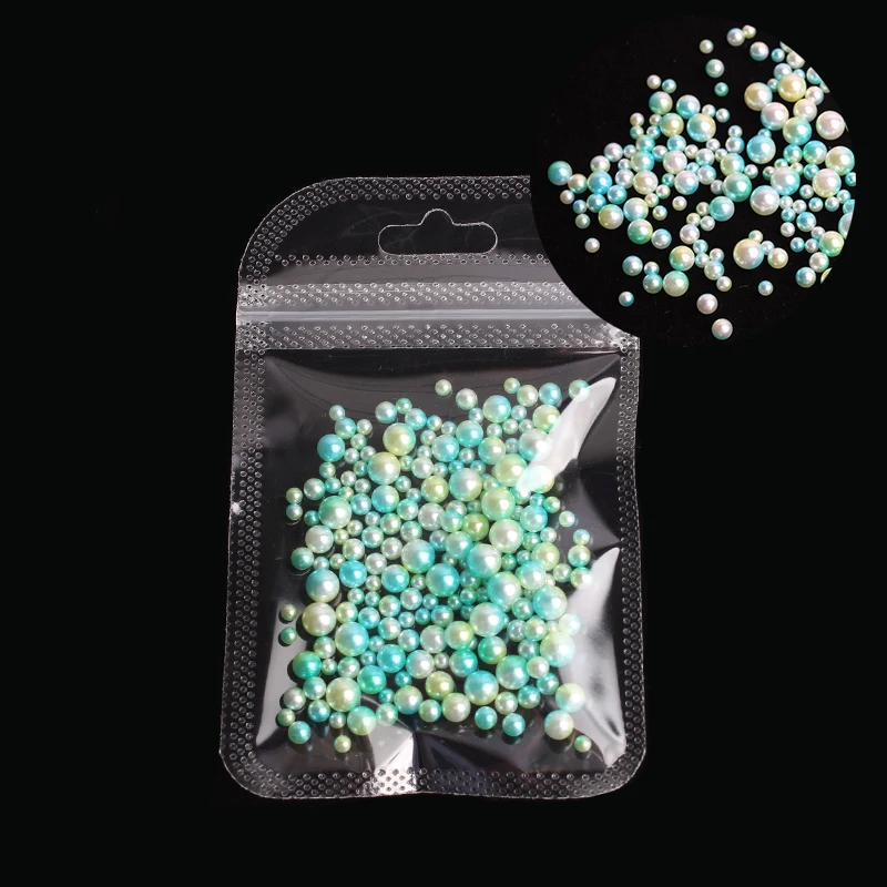 200 шт микс Размеры из пластика ABS имитация жемчуга без отверстия круглые