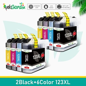 ink cartridge compatible for brother lc121 lc 123 lc123 mfc j6520dw mfc j6720dw mfc j6920 dcp j4110dw dcp j552dw dcp j752dw free global shipping