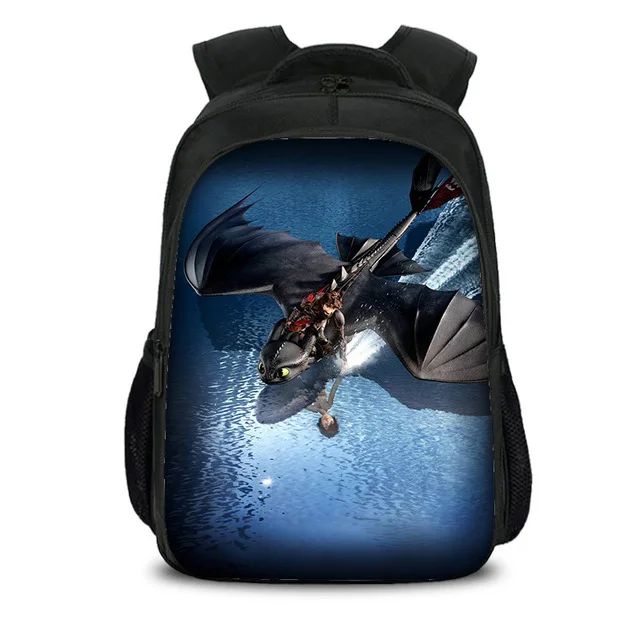 Рюкзак с 3D принтом Как приручить дракона Беззубика и светлой фурии|Мужские