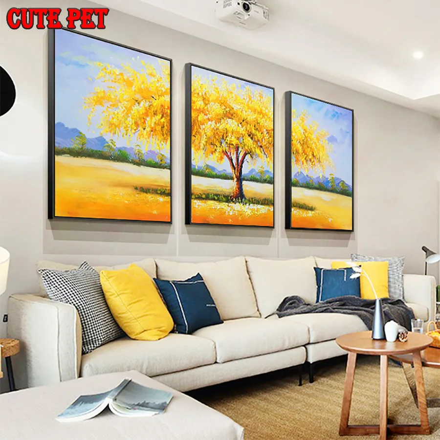 3 шт. набор для алмазной вышивки Древо жизни|Алмазная мозаика и вышивка| |