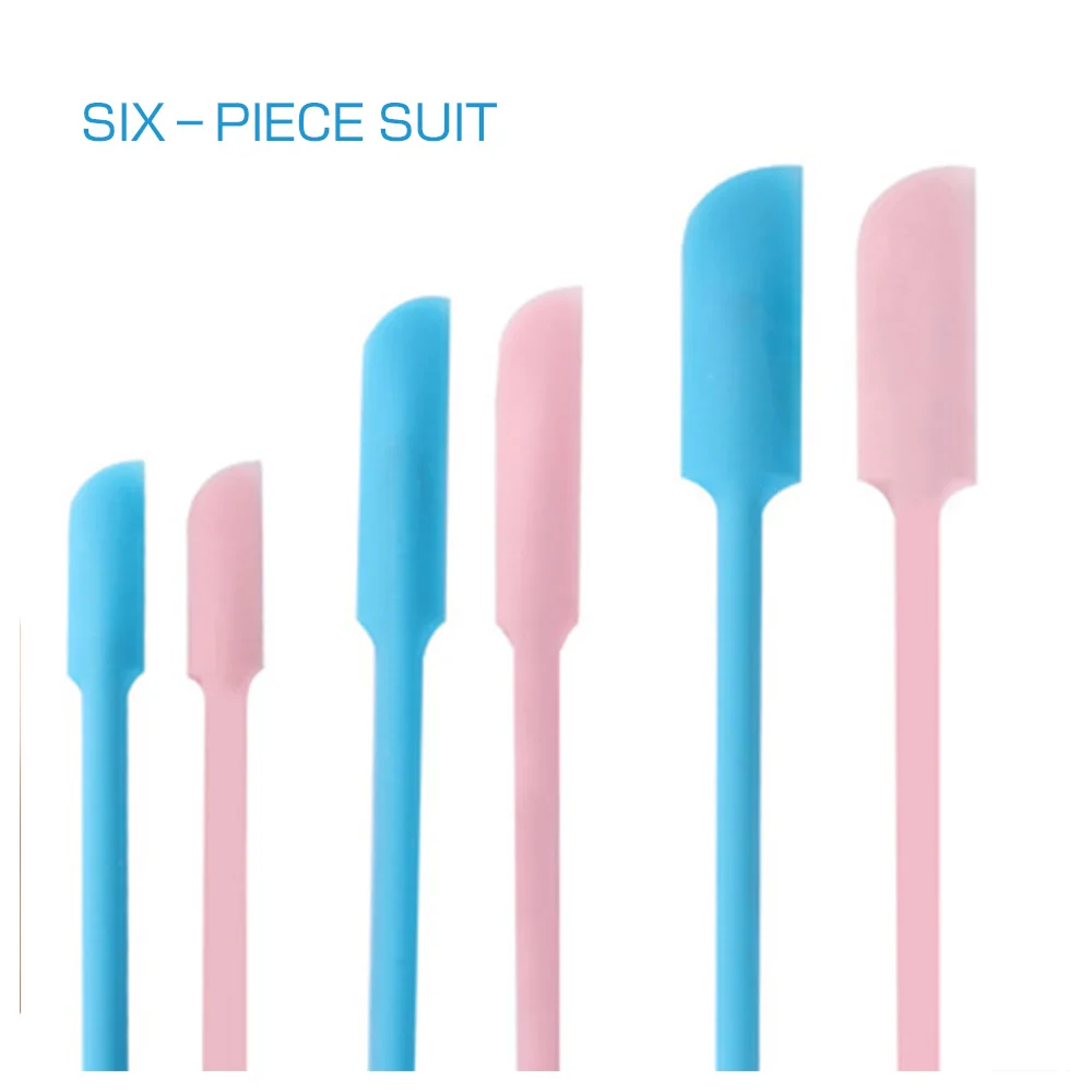 

3Pcs Flexible Silicone Scraper Reusable Beauty Kitchen Safe Last Drop Spatula Makeup Brushes Face Mask Brush Beauty Tools