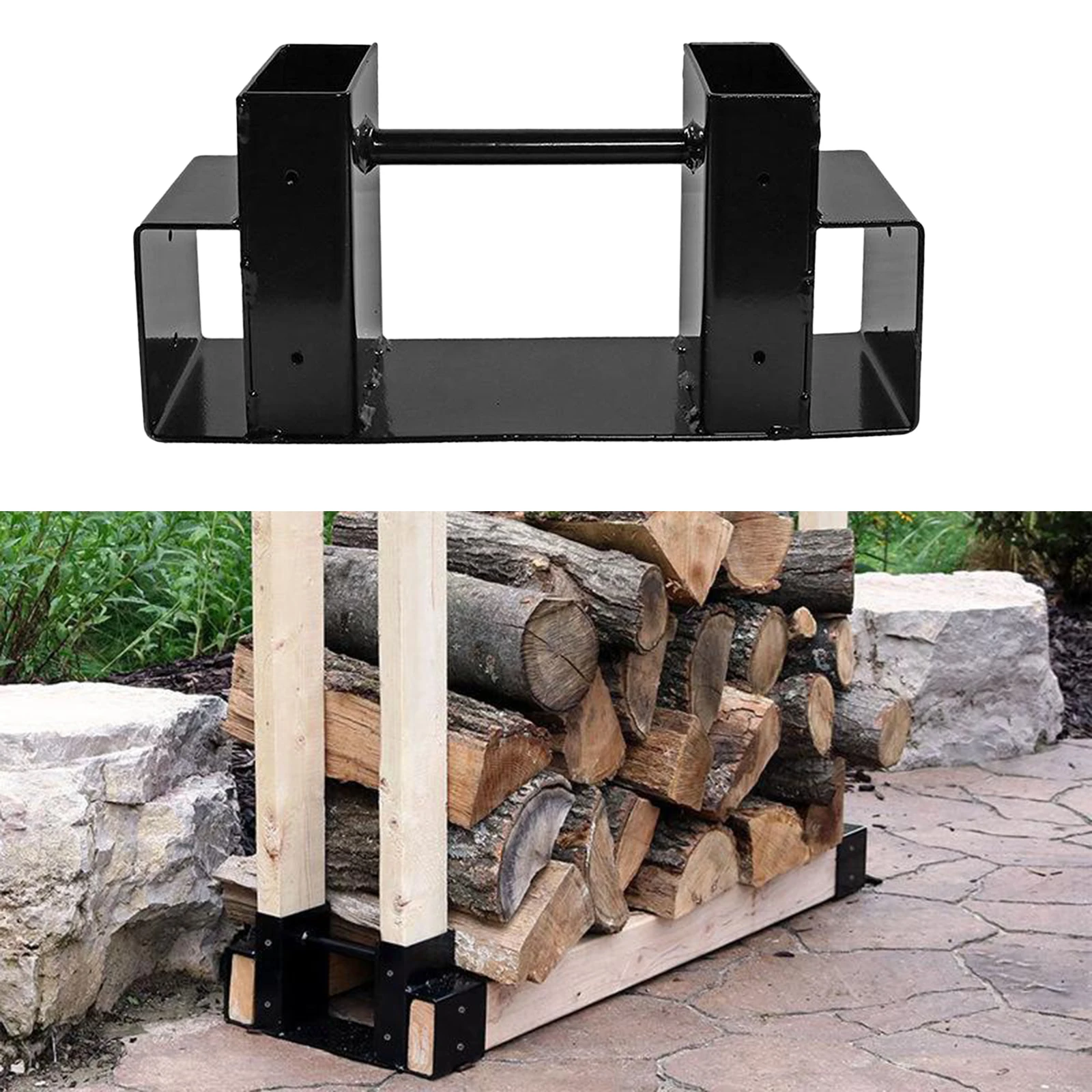 

Fireplace Log Holder Firewood Holder Wood Carrier Indoor Wood Stove Stacking