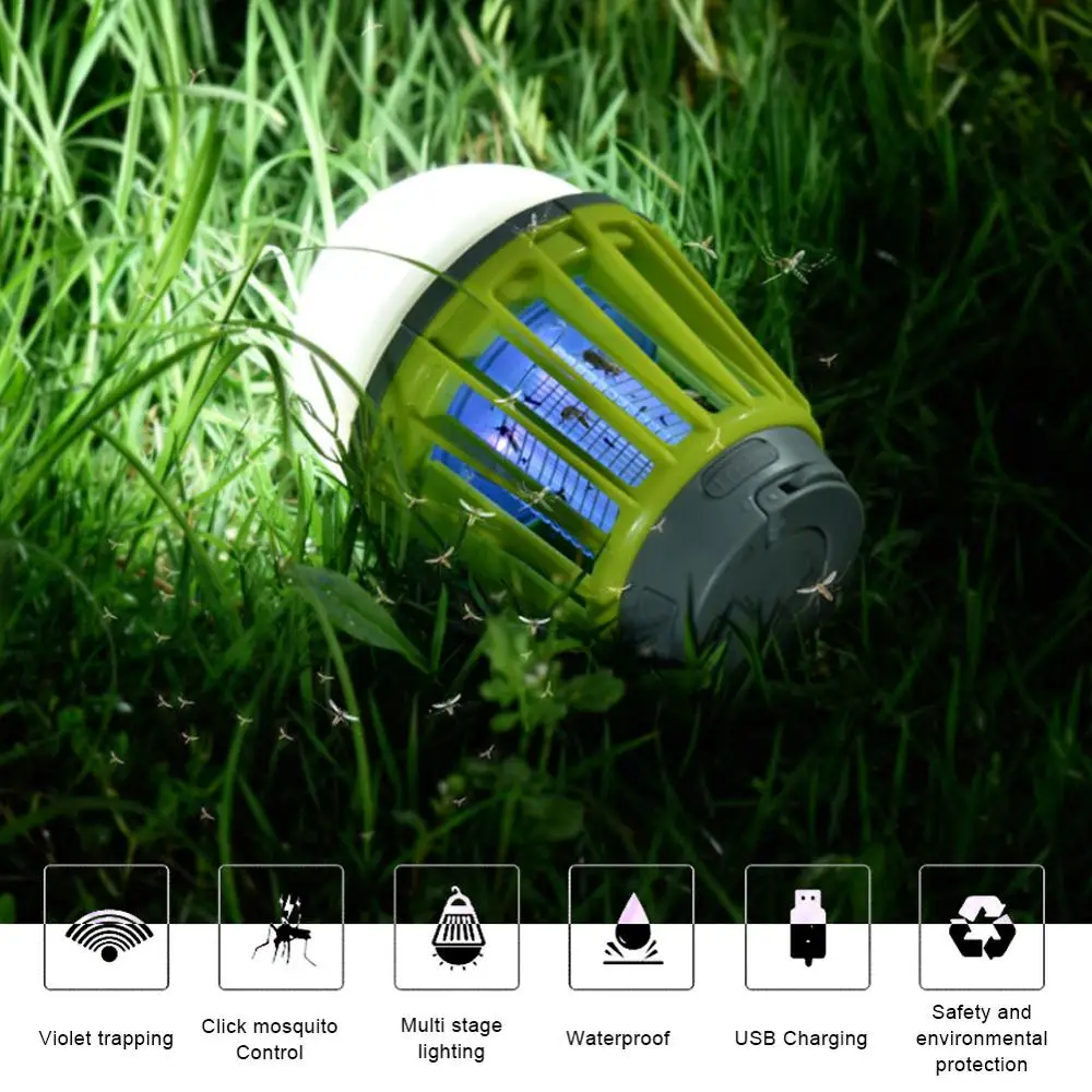 USB Mosquito Trap Led Outdoor Killer Electric Shock Household Repellent Electronic | Освещение